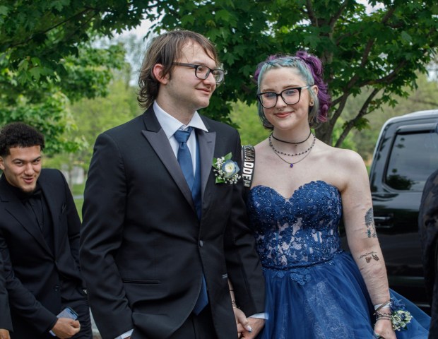 Wilson Area High School students and their guests arrive for prom Friday, May 15, at The Club at Twin Lakes in North Whitehall Township. (Jane Therese/Special to The Morning Call)