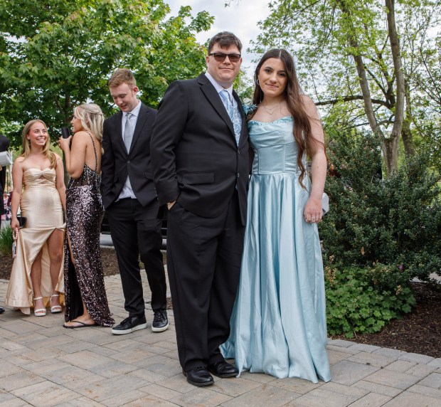 Wilson Area High School students and their guests arrive for prom Friday, May 15, at The Club at Twin Lakes in North Whitehall Township. (Jane Therese/Special to The Morning Call)