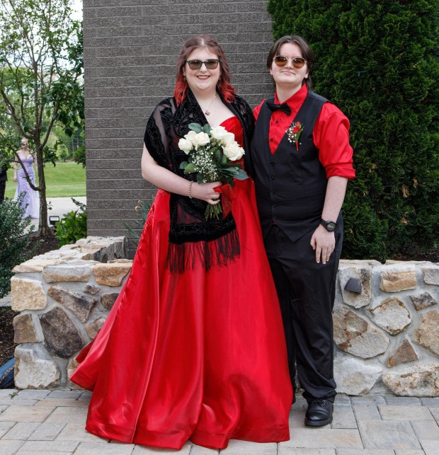 Wilson Area High School students and their guests arrive for prom Friday, May 15, at The Club at Twin Lakes in North Whitehall Township. (Jane Therese/Special to The Morning Call)