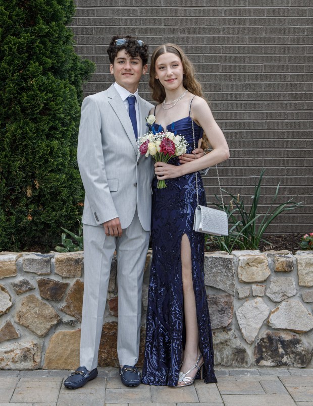 Wilson Area High School students and their guests arrive for prom Friday, May 15, at The Club at Twin Lakes in North Whitehall Township. (Jane Therese/Special to The Morning Call)