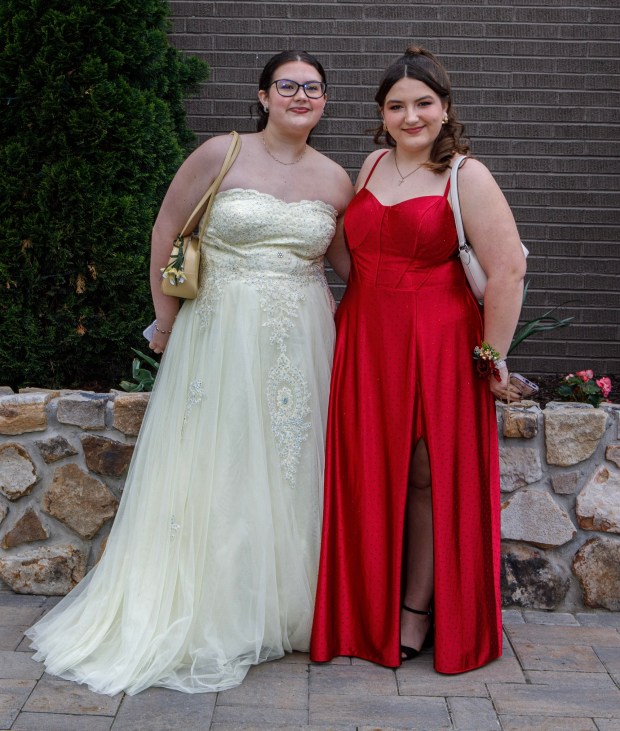 Wilson Area High School students and their guests arrive for prom Friday, May 15, at The Club at Twin Lakes in North Whitehall Township. (Jane Therese/Special to The Morning Call)