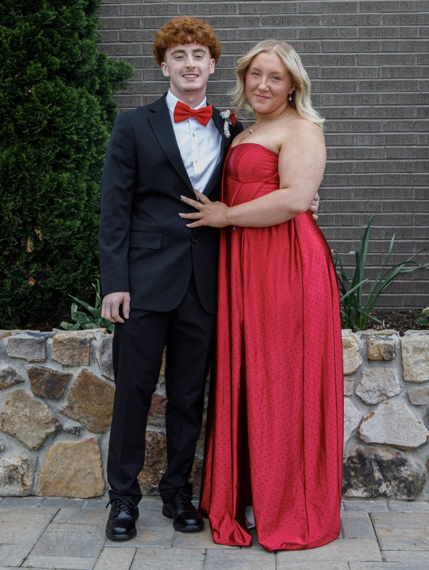 Wilson Area High School students and their guests arrive for prom Friday, May 15, at The Club at Twin Lakes in North Whitehall Township. (Jane Therese/Special to The Morning Call)