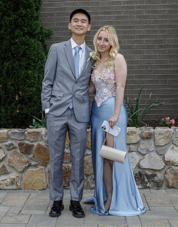 Wilson Area High School students and their guests arrive for prom Friday, May 15, at The Club at Twin Lakes in North Whitehall Township. (Jane Therese/Special to The Morning Call)
