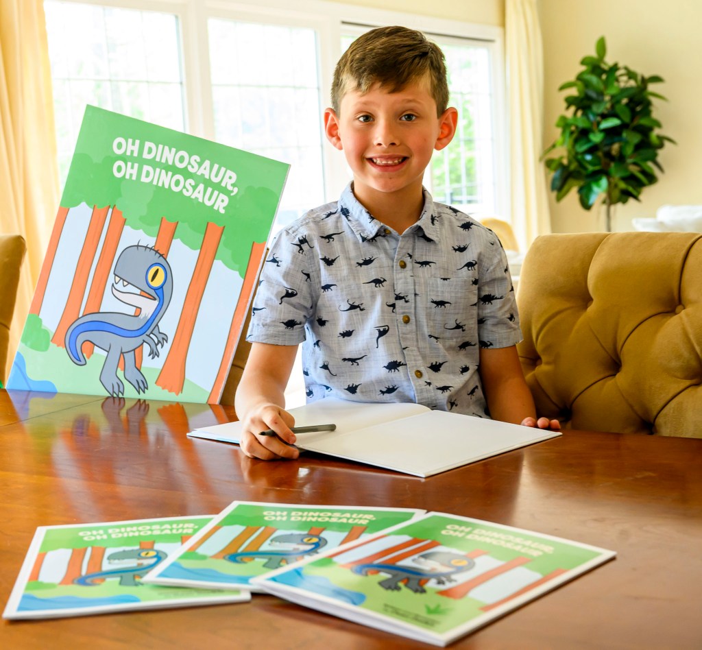 Lehigh Valley child author marks National Dinosaur Day with book signing