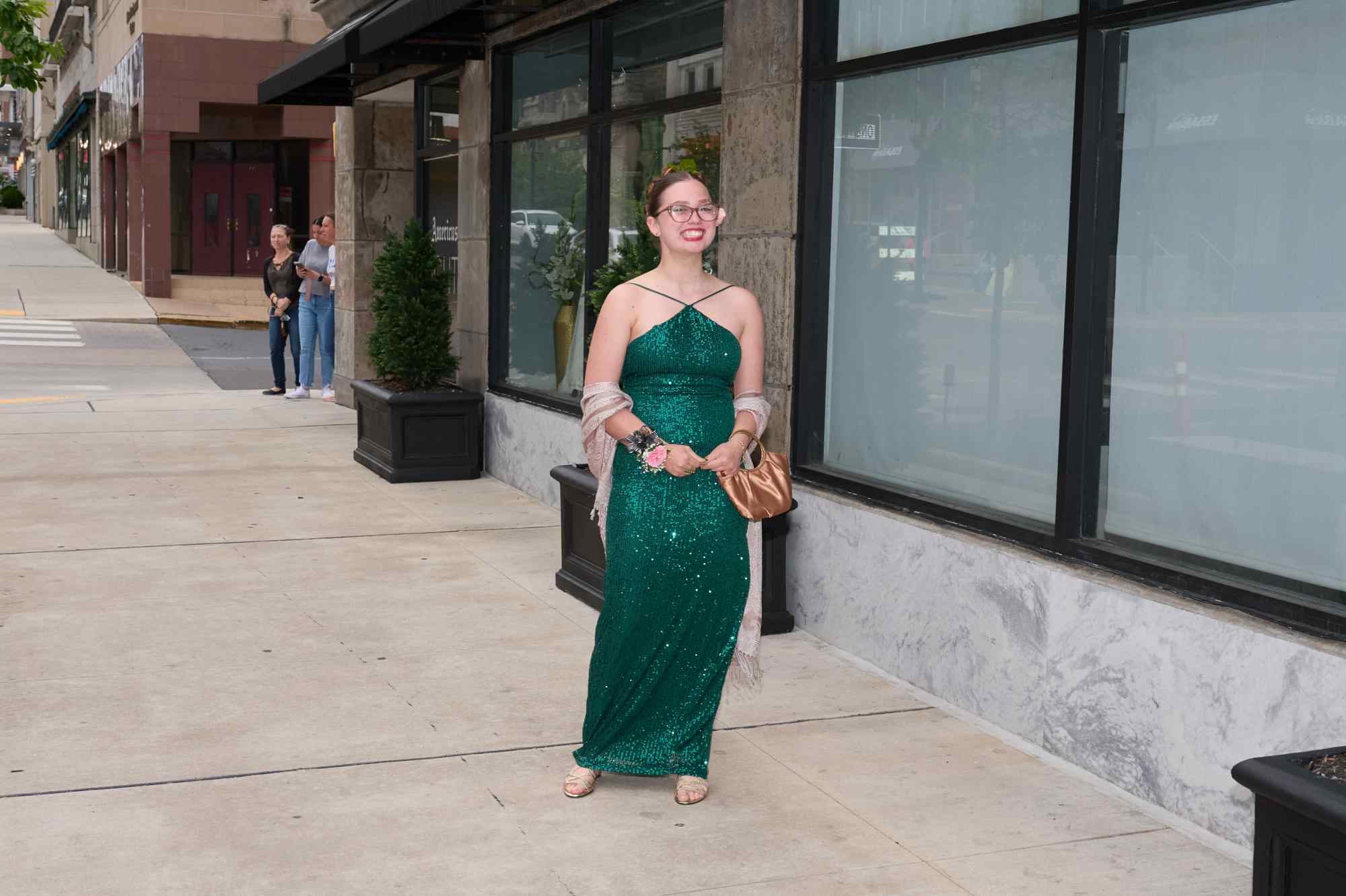 Lehigh Valley Charter High School for the Arts held its 2026 prom Friday, May 22, at the Americus Hotel in Allentown. Students and their guest arrive to the big night. (David Garrett/Special to The Morning Call)