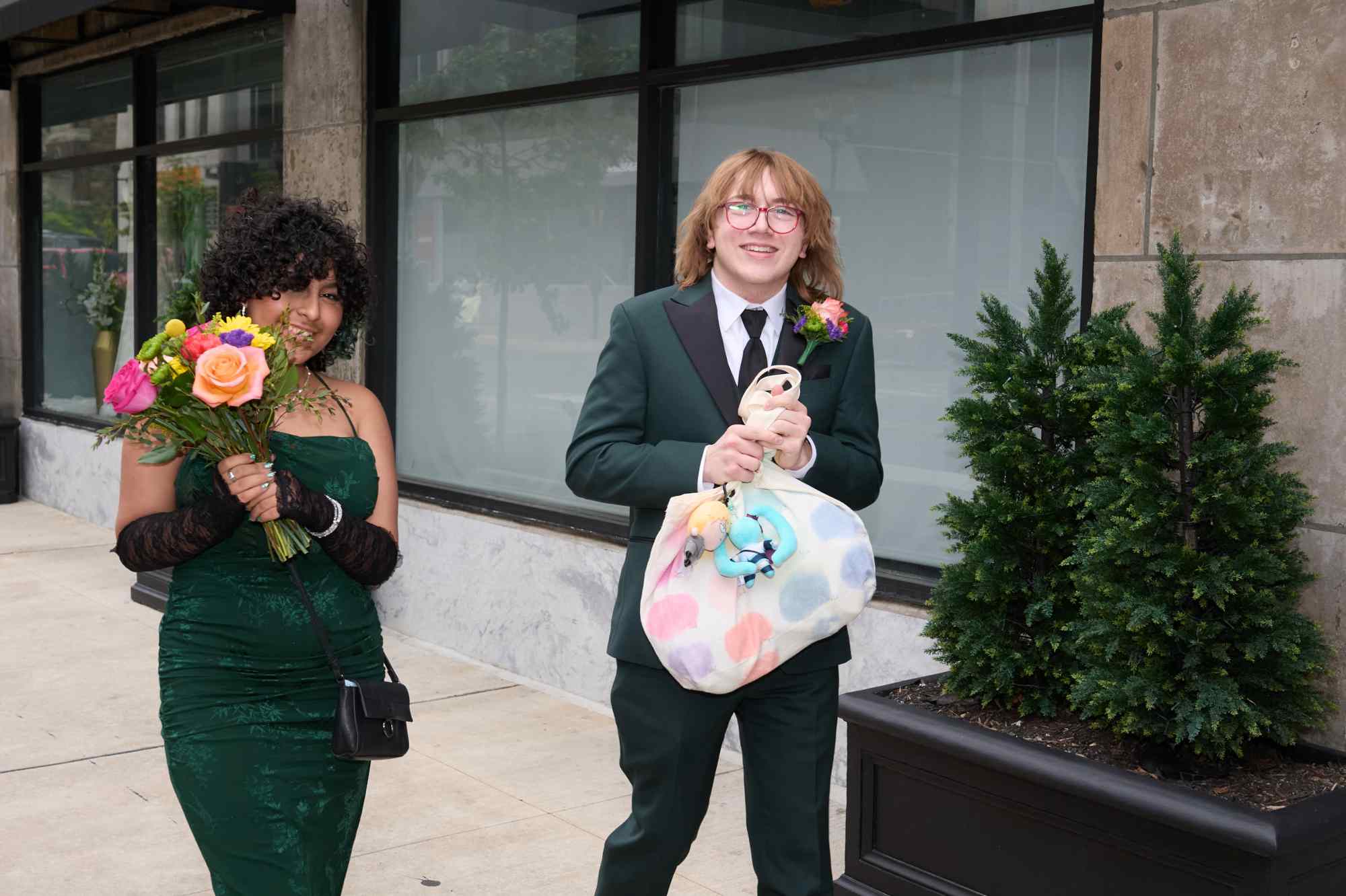 Lehigh Valley Charter High School for the Arts held its 2026 prom Friday, May 22, at the Americus Hotel in Allentown. Students and their guest arrive to the big night. (David Garrett/Special to The Morning Call)