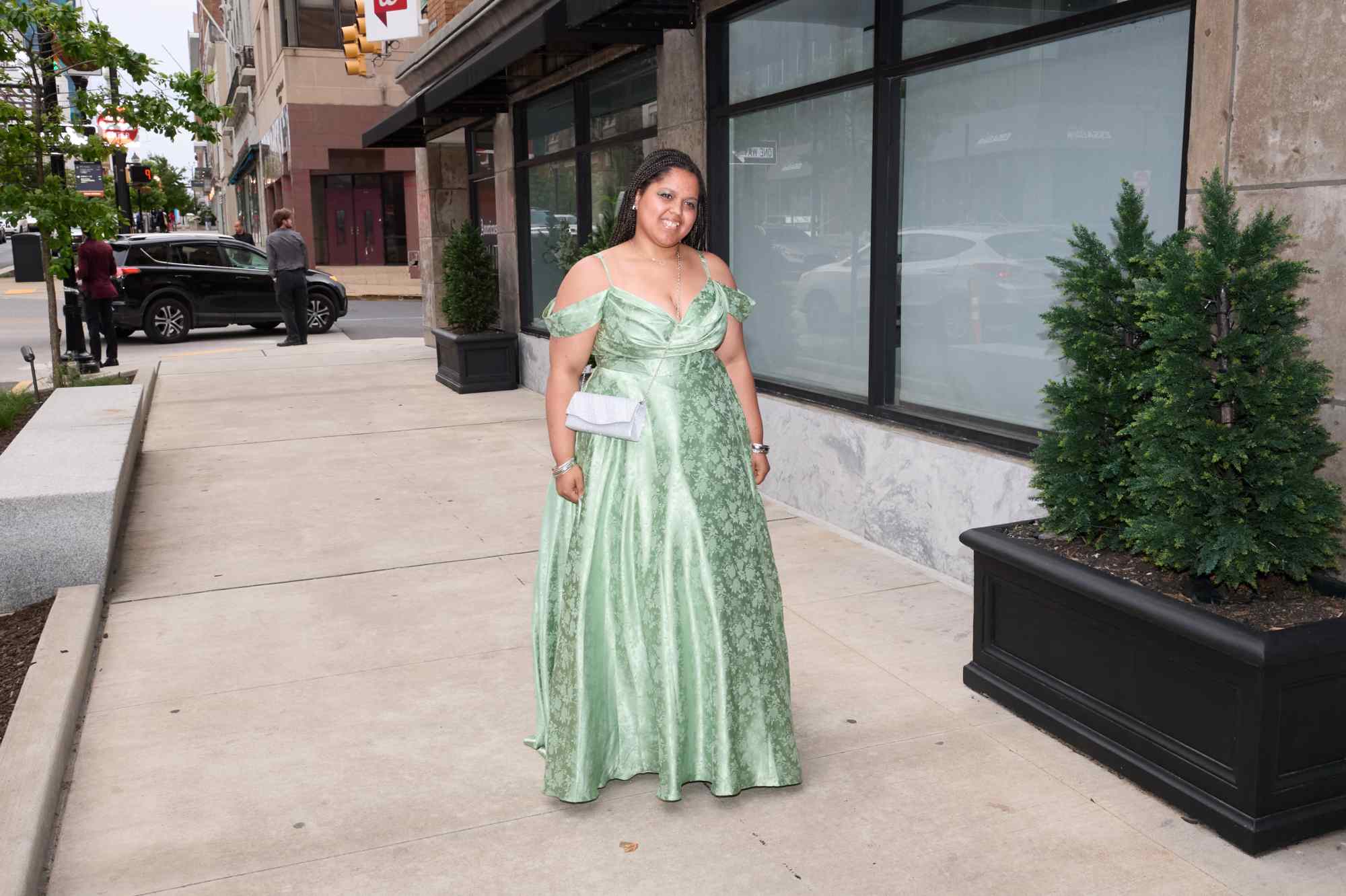 Lehigh Valley Charter High School for the Arts held its 2026 prom Friday, May 22, at the Americus Hotel in Allentown. Students and their guest arrive to the big night. (David Garrett/Special to The Morning Call)