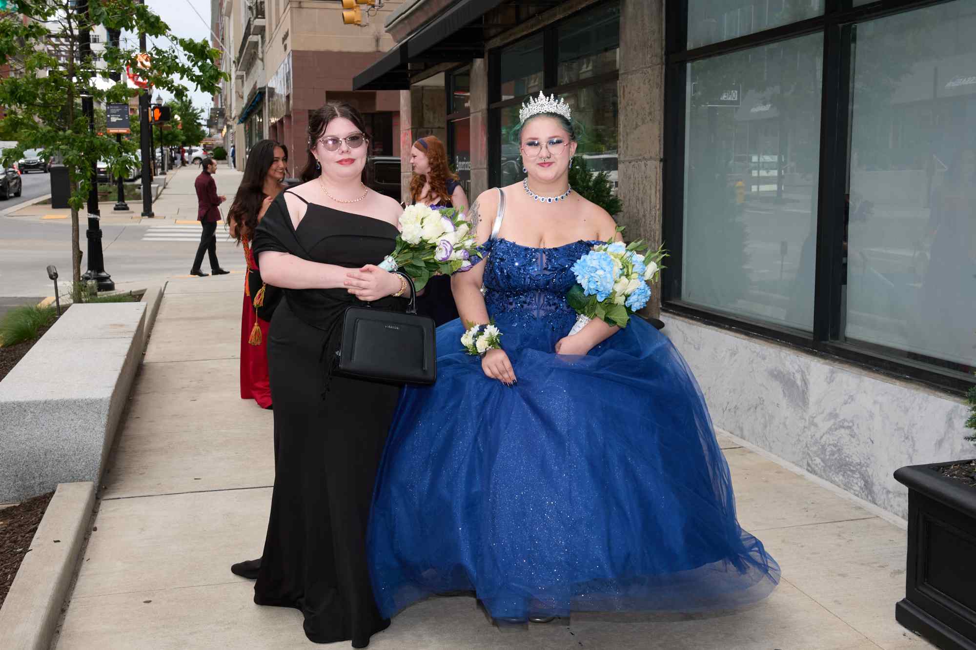 Lehigh Valley Charter High School for the Arts held its 2026 prom Friday, May 22, at the Americus Hotel in Allentown. Students and their guest arrive to the big night. (David Garrett/Special to The Morning Call)