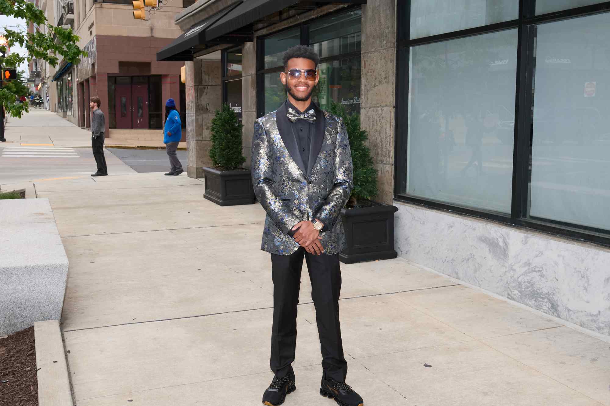 Lehigh Valley Charter High School for the Arts held its 2026 prom Friday, May 22, at the Americus Hotel in Allentown. Students and their guest arrive to the big night. (David Garrett/Special to The Morning Call)