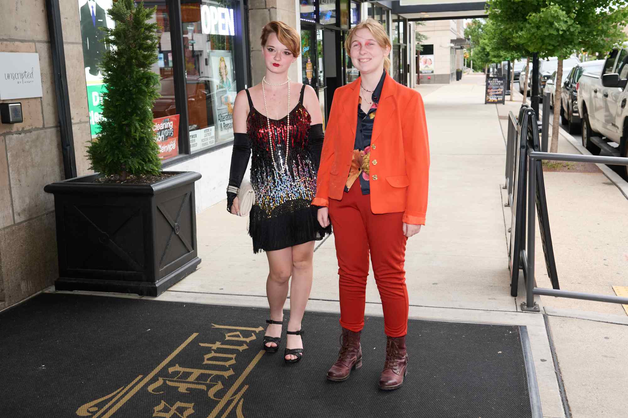 Lehigh Valley Charter High School for the Arts held its 2026 prom Friday, May 22, at the Americus Hotel in Allentown. Students and their guest arrive to the big night. (David Garrett/Special to The Morning Call)