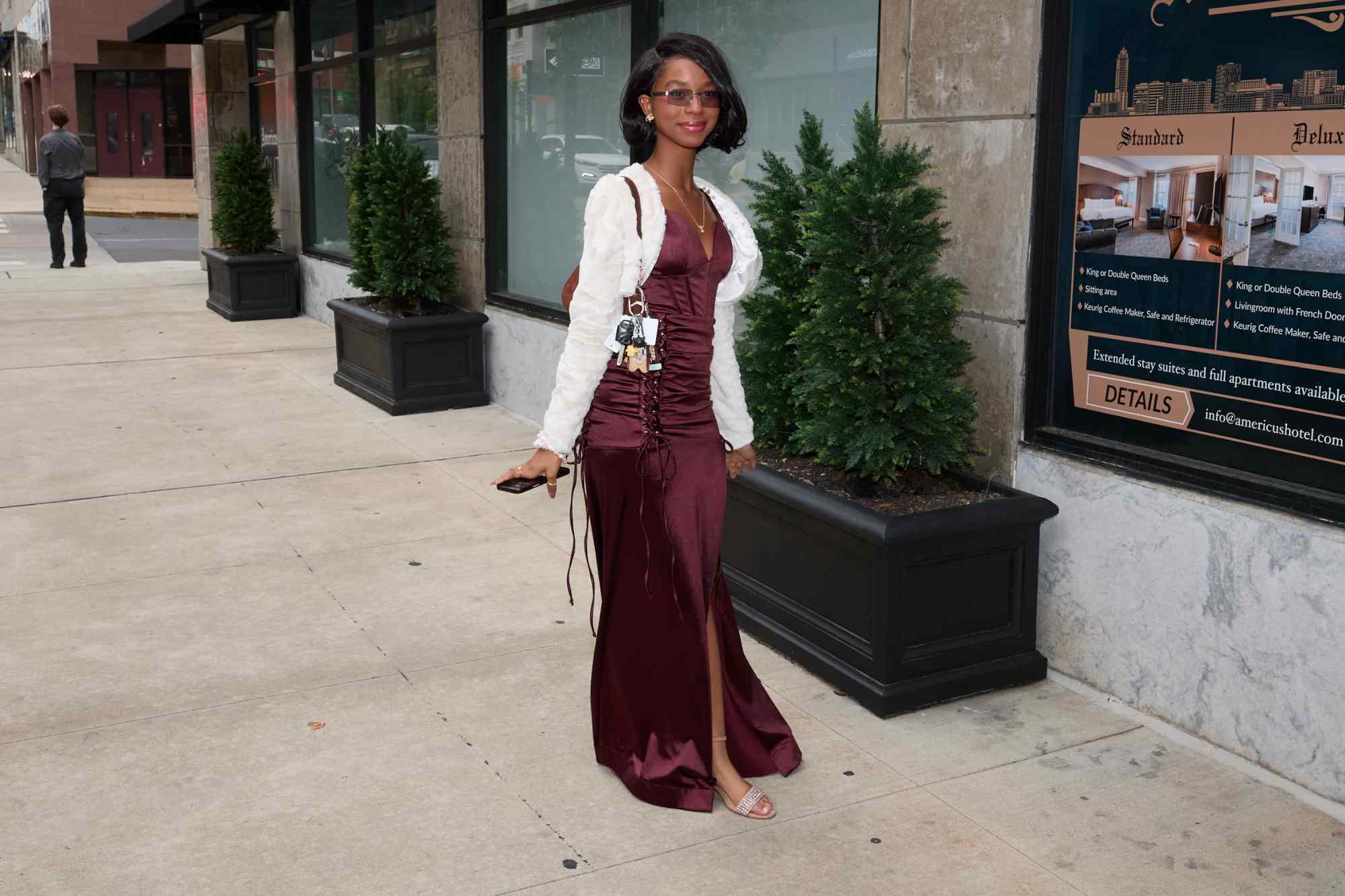 Lehigh Valley Charter High School for the Arts held its 2026 prom Friday, May 22, at the Americus Hotel in Allentown. Students and their guest arrive to the big night. (David Garrett/Special to The Morning Call)