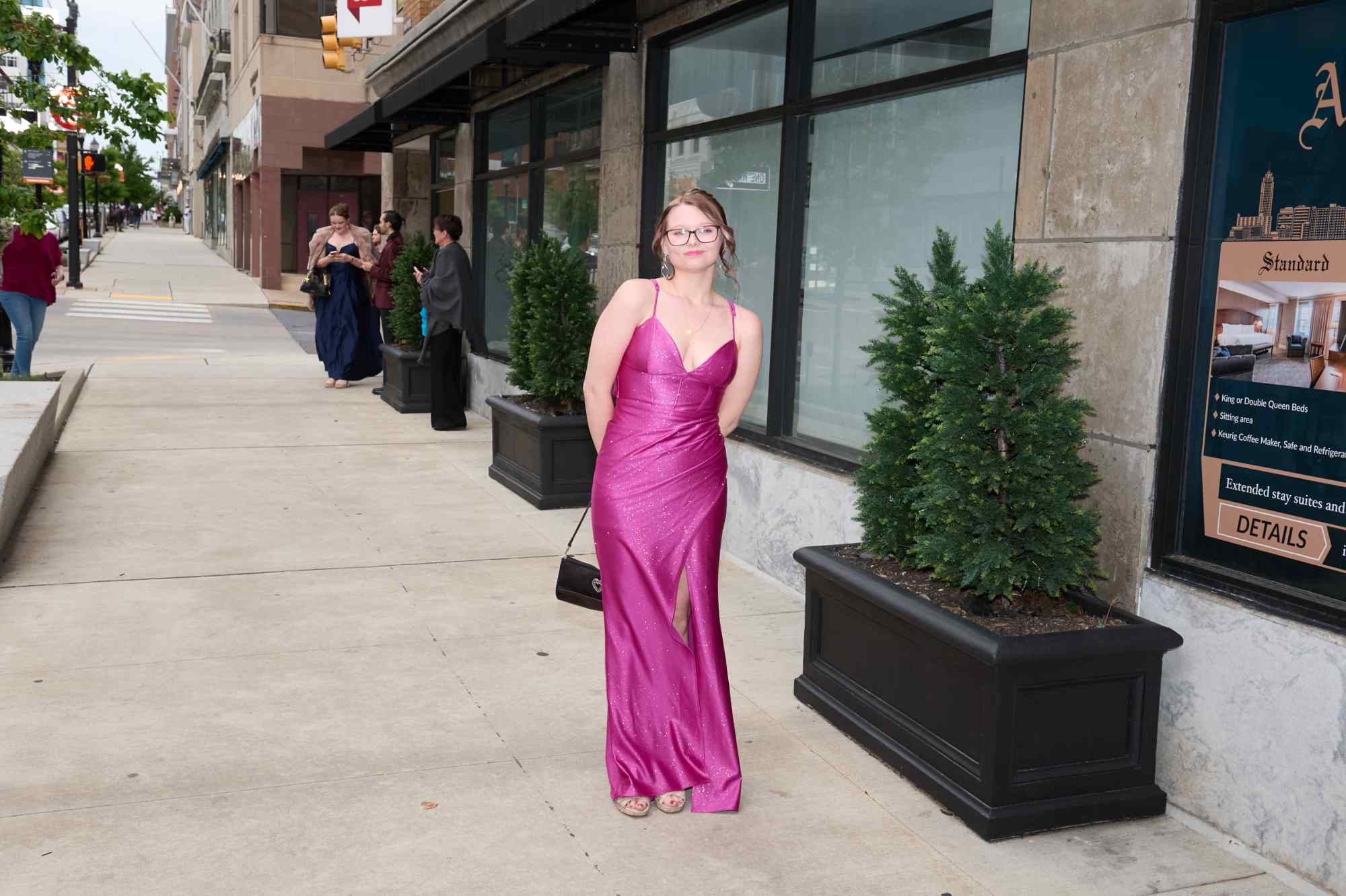 Lehigh Valley Charter High School for the Arts held its 2026 prom Friday, May 22, at the Americus Hotel in Allentown. Students and their guest arrive to the big night. (David Garrett/Special to The Morning Call)
