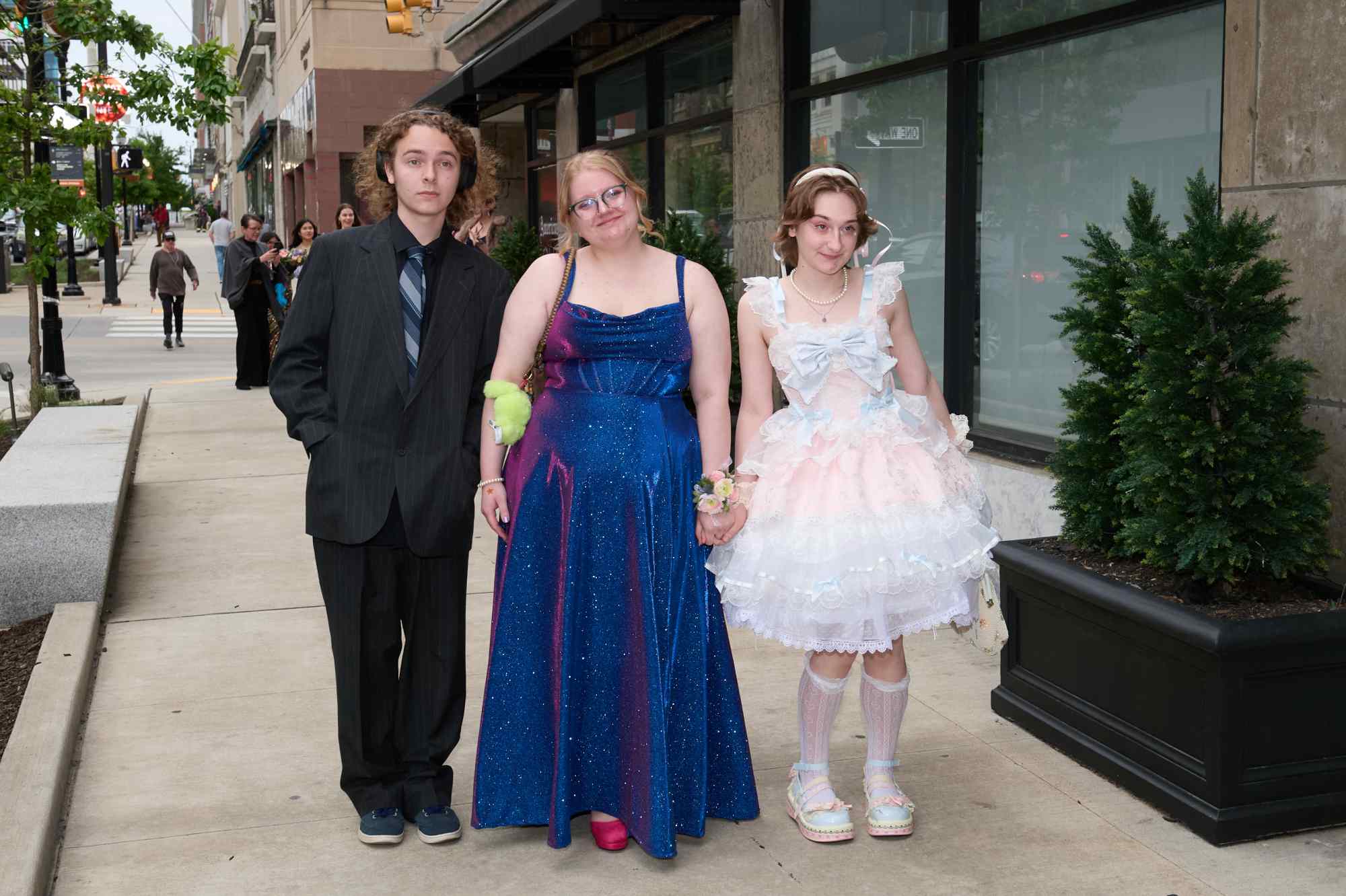 Lehigh Valley Charter High School for the Arts held its 2026 prom Friday, May 22, at the Americus Hotel in Allentown. Students and their guest arrive to the big night. (David Garrett/Special to The Morning Call)