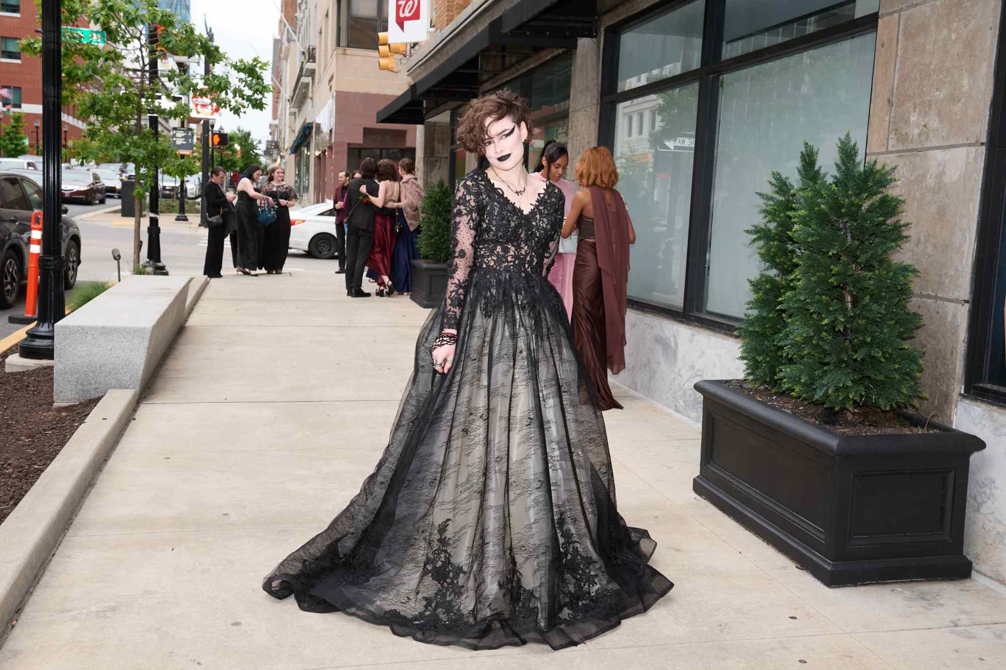 Lehigh Valley Charter High School for the Arts held its 2026 prom Friday, May 22, at the Americus Hotel in Allentown. Students and their guest arrive to the big night. (David Garrett/Special to The Morning Call)