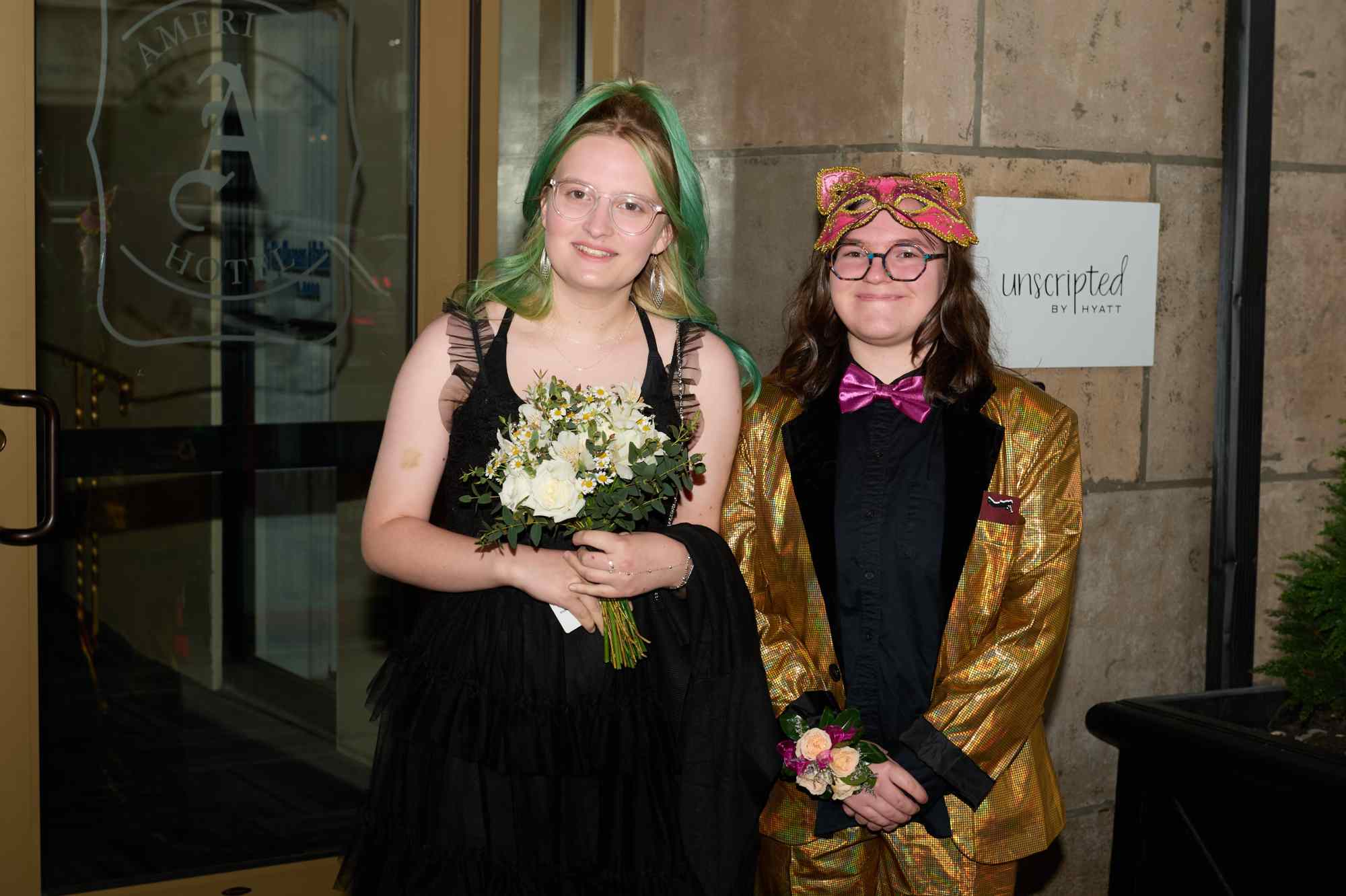 Lehigh Valley Charter High School for the Arts held its 2026 prom Friday, May 22, at the Americus Hotel in Allentown. Students and their guest arrive to the big night. (David Garrett/Special to The Morning Call)