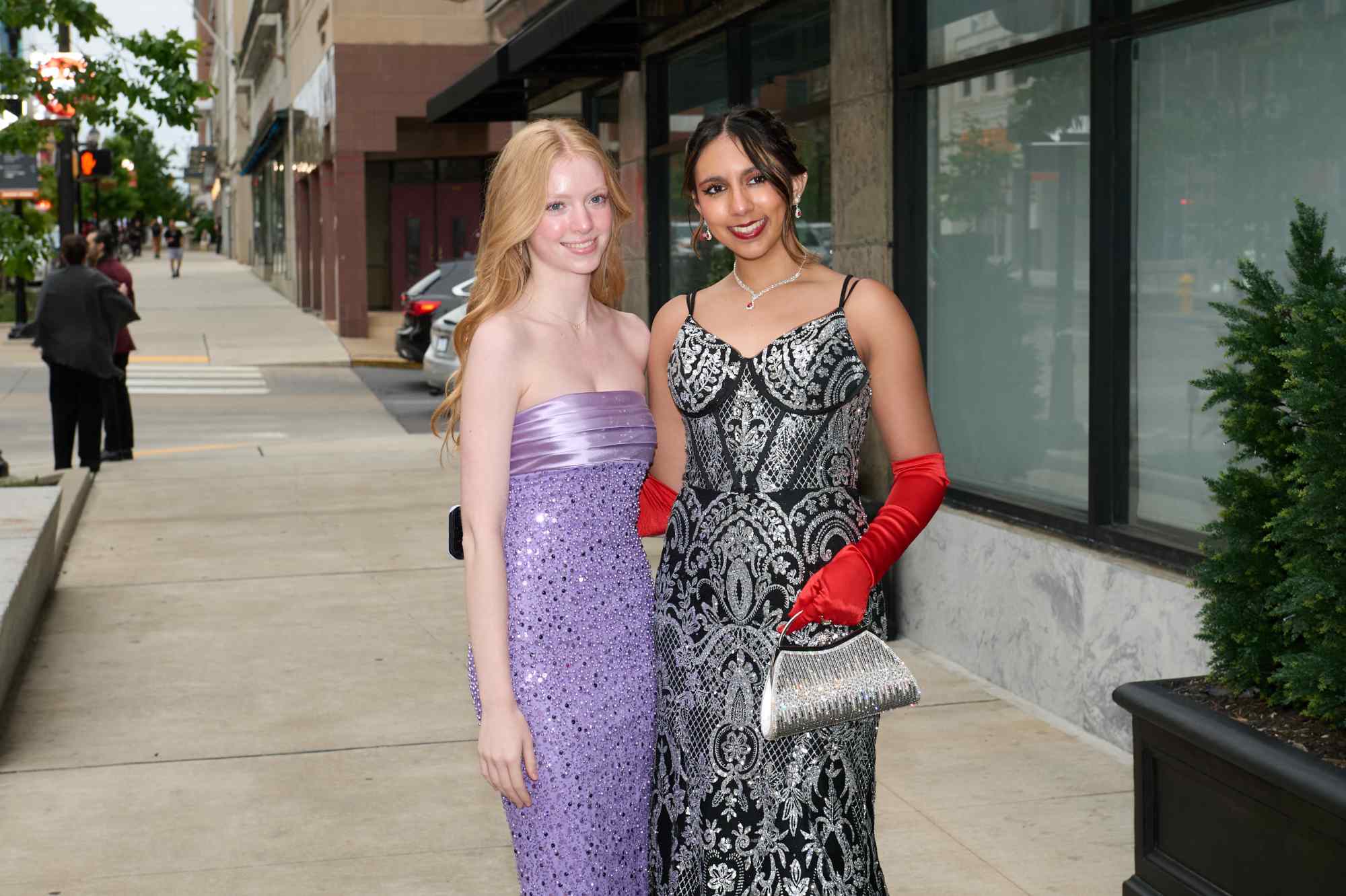Lehigh Valley Charter High School for the Arts held its 2026 prom Friday, May 22, at the Americus Hotel in Allentown. Students and their guest arrive to the big night. (David Garrett/Special to The Morning Call)