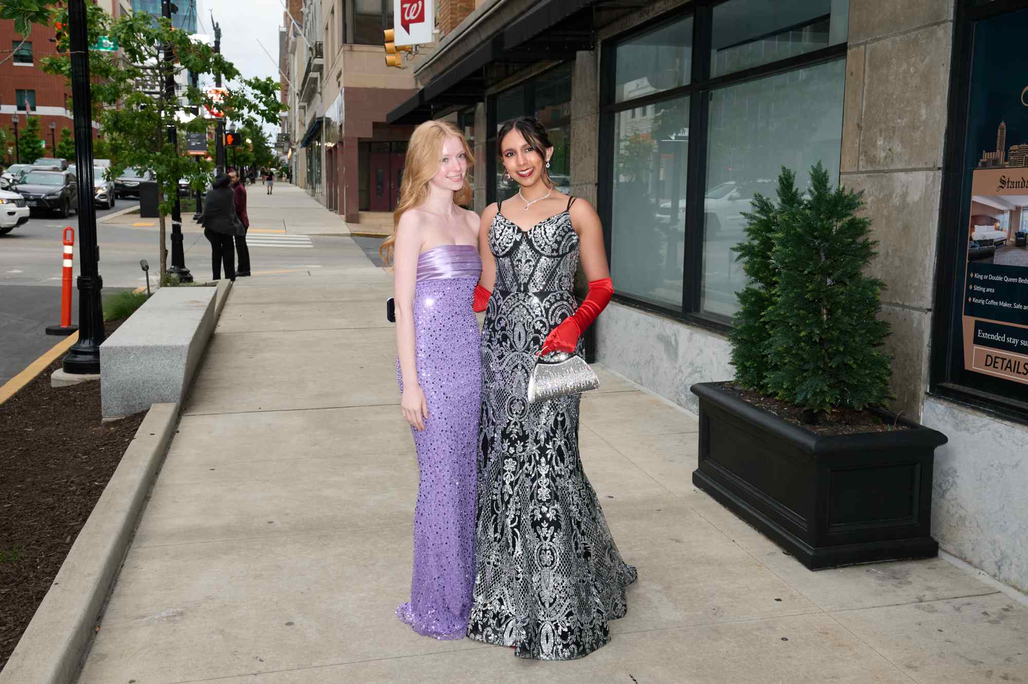 Lehigh Valley Charter High School for the Arts held its 2026 prom Friday, May 22, at the Americus Hotel in Allentown. Students and their guest arrive to the big night. (David Garrett/Special to The Morning Call)