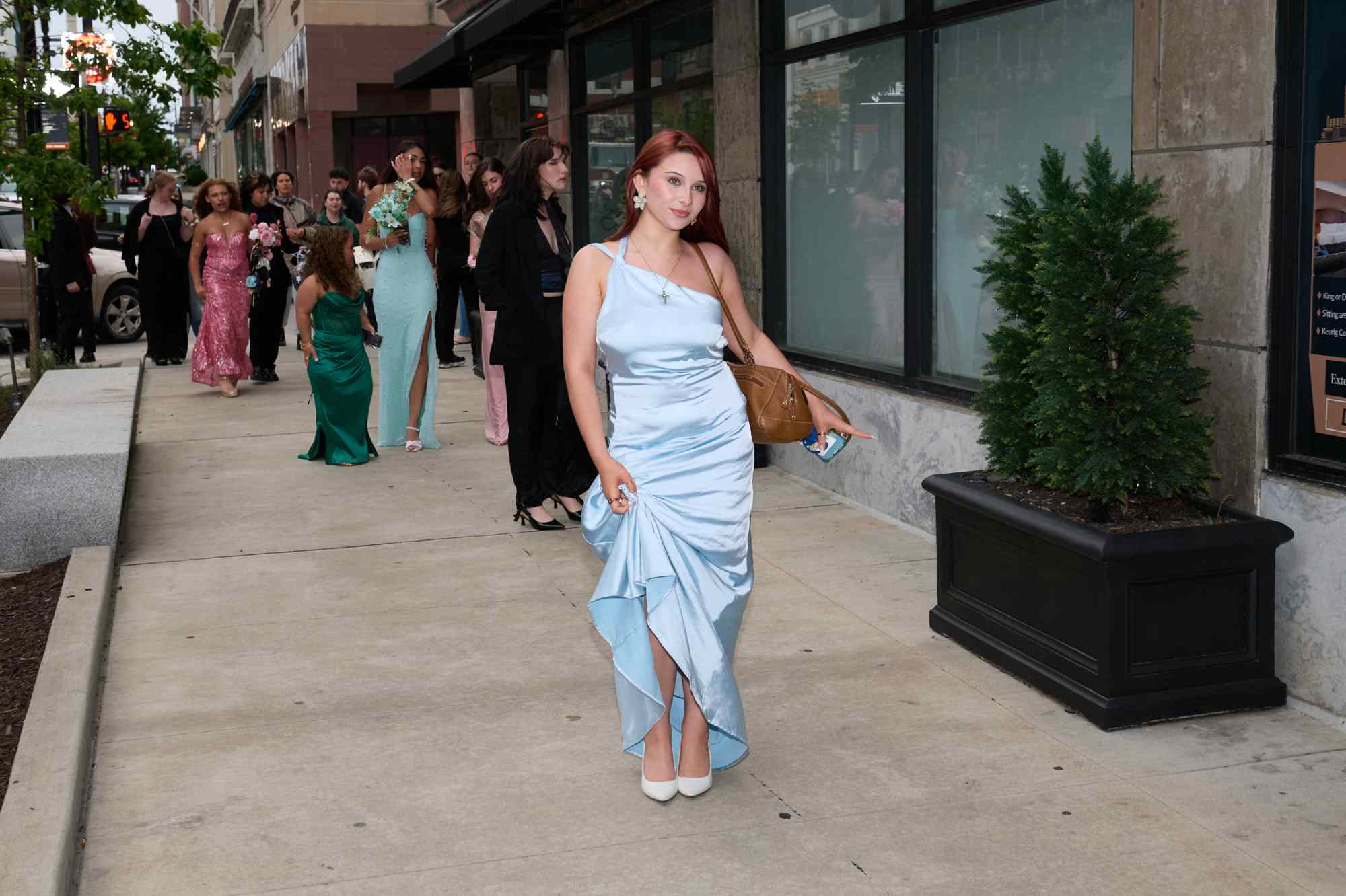 Lehigh Valley Charter High School for the Arts held its 2026 prom Friday, May 22, at the Americus Hotel in Allentown. Students and their guest arrive to the big night. (David Garrett/Special to The Morning Call)