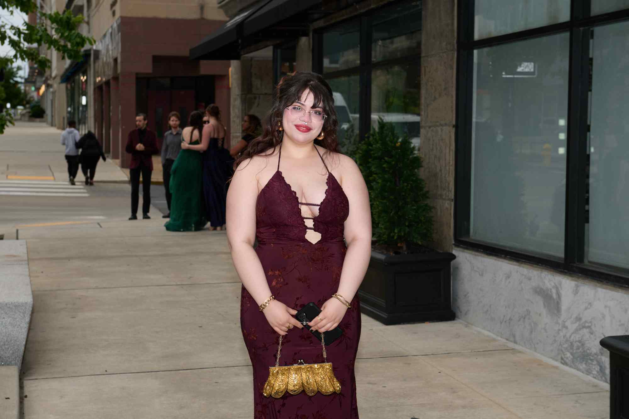 Lehigh Valley Charter High School for the Arts held its 2026 prom Friday, May 22, at the Americus Hotel in Allentown. Students and their guest arrive to the big night. (David Garrett/Special to The Morning Call)