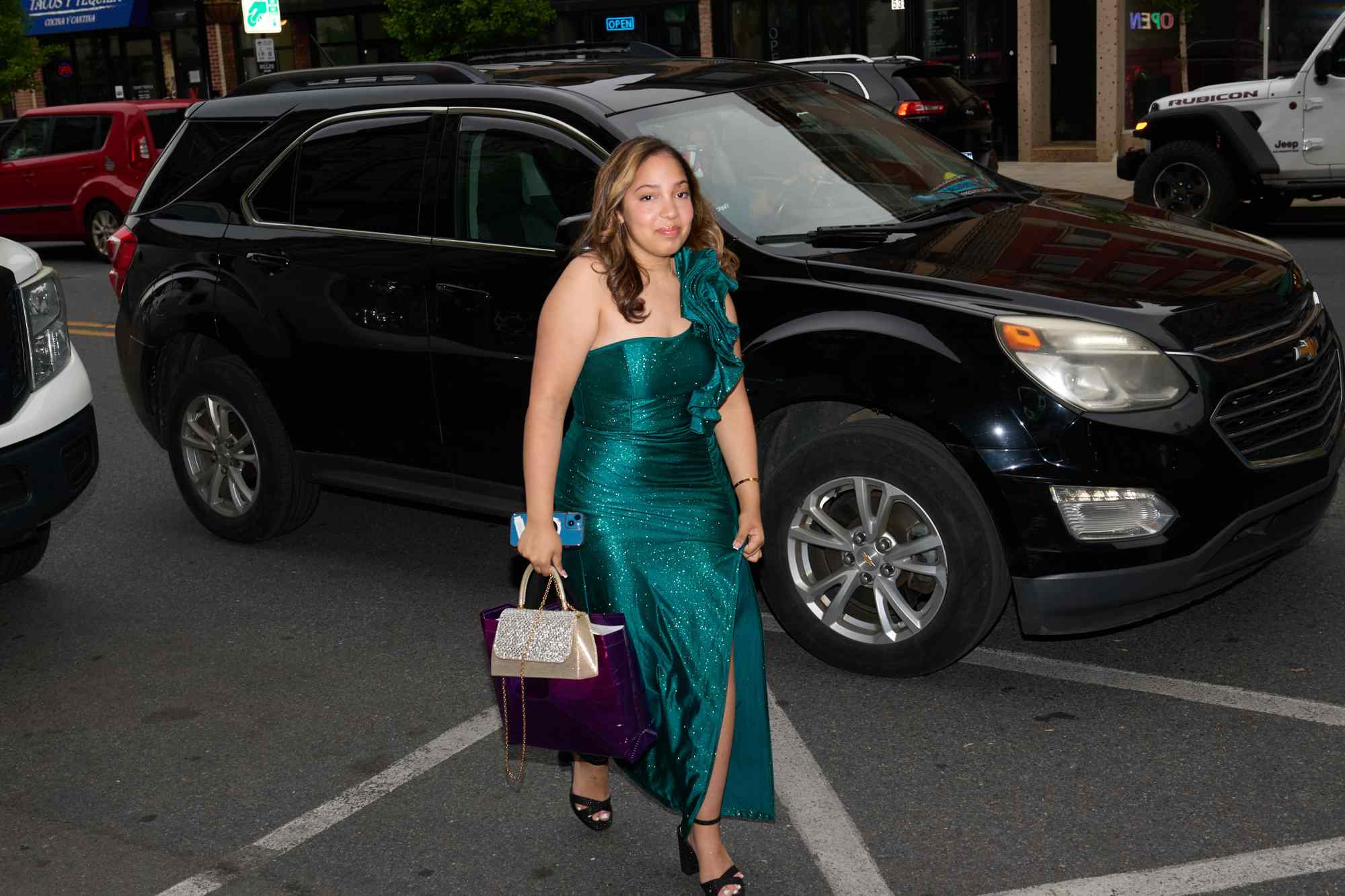 Lehigh Valley Charter High School for the Arts held its 2026 prom Friday, May 22, at the Americus Hotel in Allentown. Students and their guest arrive to the big night. (David Garrett/Special to The Morning Call)