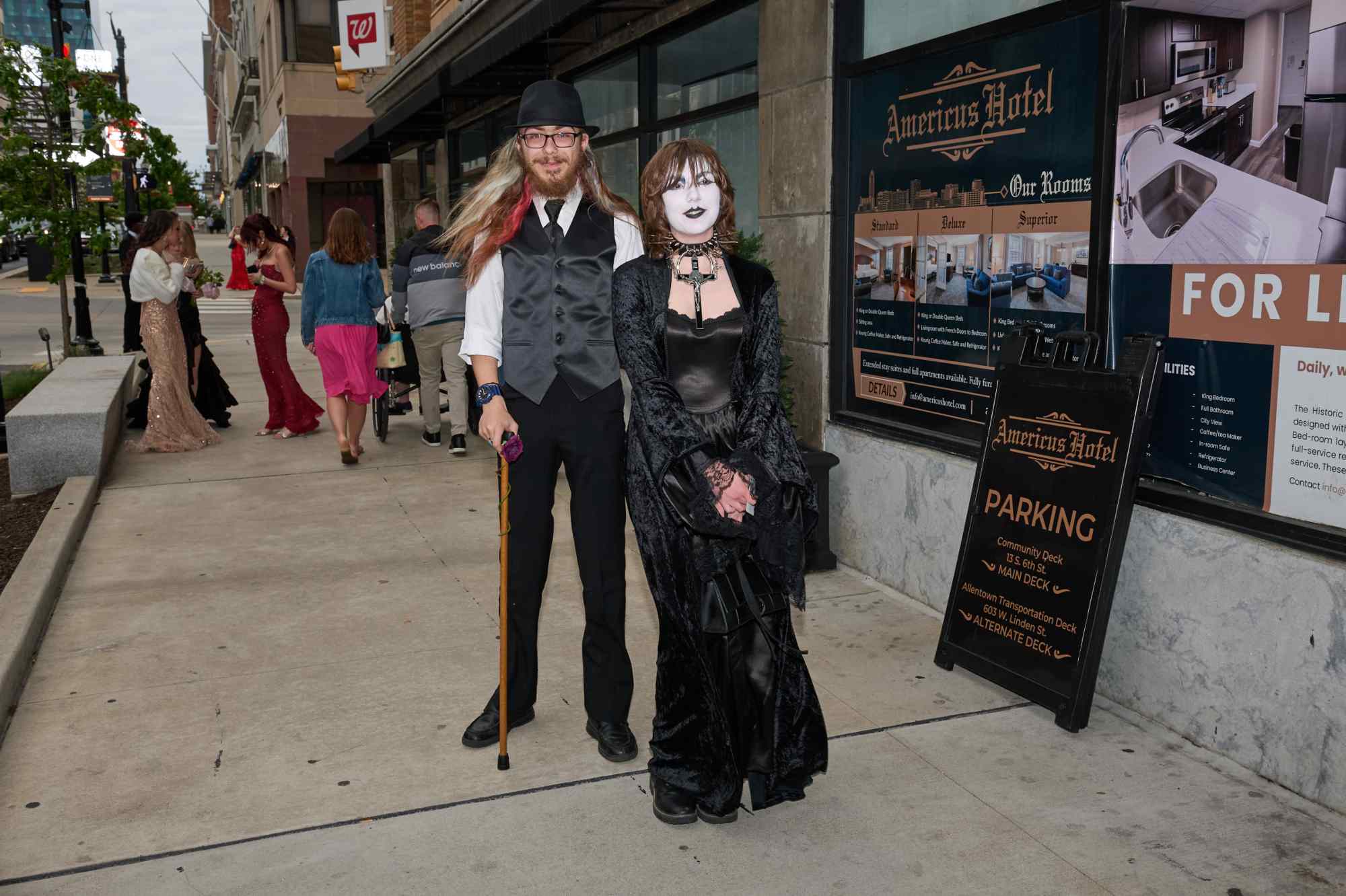 Lehigh Valley Charter High School for the Arts held its 2026 prom Friday, May 22, at the Americus Hotel in Allentown. Students and their guest arrive to the big night. (David Garrett/Special to The Morning Call)