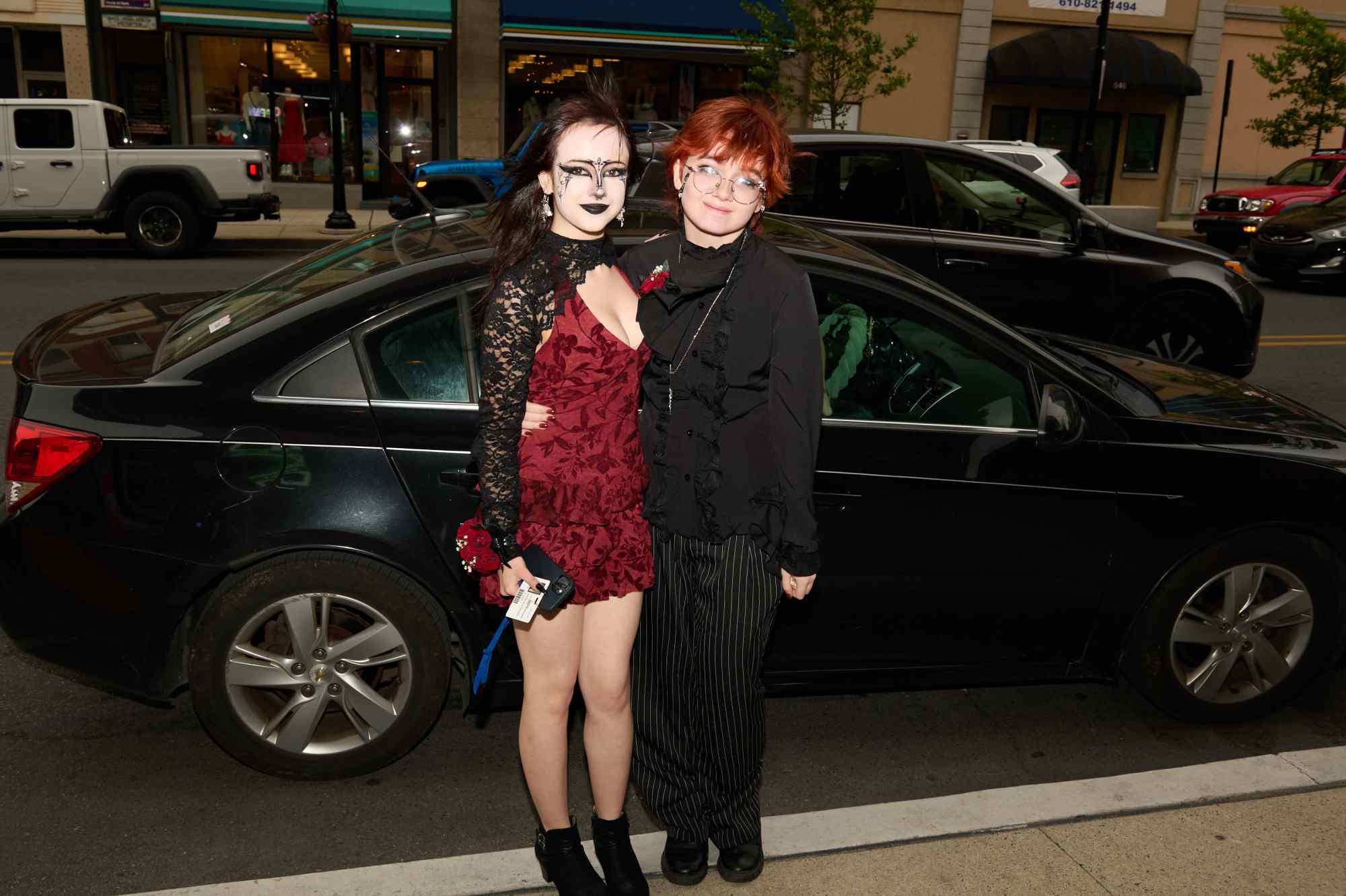 Lehigh Valley Charter High School for the Arts held its 2026 prom Friday, May 22, at the Americus Hotel in Allentown. Students and their guest arrive to the big night. (David Garrett/Special to The Morning Call)