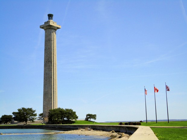 The 352-foot-tall Perry's Victory and International Peace Monument, now closed for a $20 million renovation, dominates the Lake Erie Islands. But National Park Service staff in its visitor center explain how it pays tribute to Oliver Hazard Perry's victory over the British in the War of 1812, resulting in the 5,525-mile U.S. border with Canada, the longest undefended border in the world. (Courtesy of National Park Service)