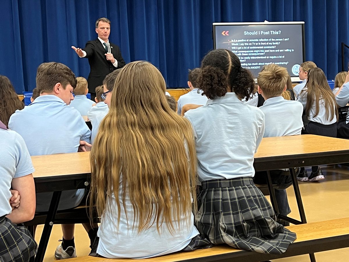 Students learn lasting lesson on digital responsibility – Diocese of Scranton