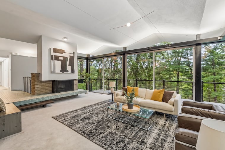 The Main Line home of the late radio DJ Pierre Robert hit the market last week with an asking price of $1.25 million.