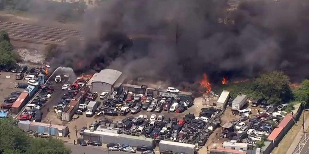 Brush fires in North Philly cause Amtrak train delays