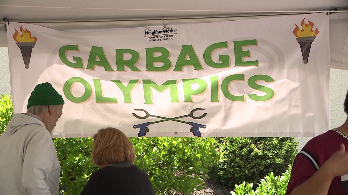 Community cleans up Scranton at the 'Garbage Olympics'