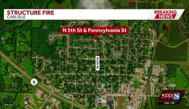 Working structure fire in Carlisle
