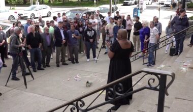 Pride flag raising takes place in Scranton