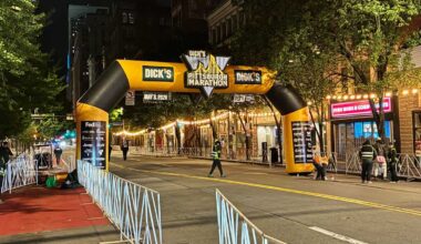 Live race updates from the course