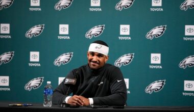 Eagles QB Jalen Hurts says relationship with A.J. Brown is "really good" ahead of expected trade