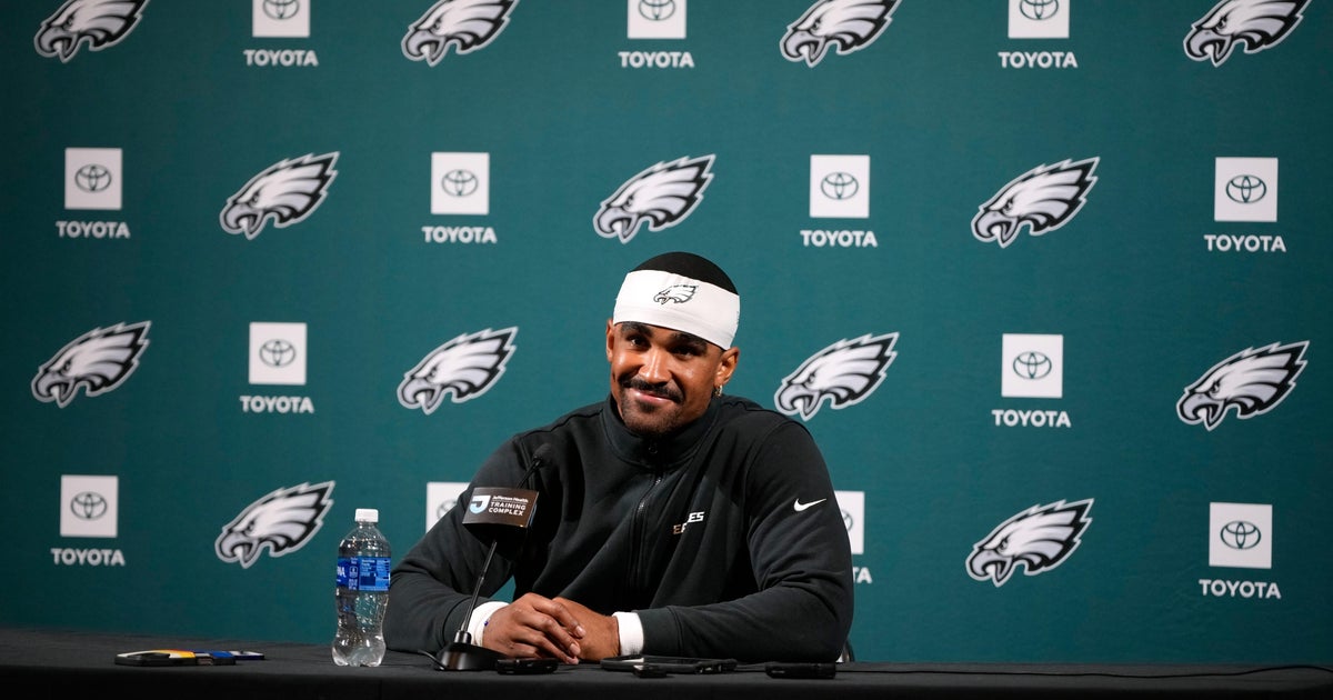 Eagles QB Jalen Hurts says relationship with A.J. Brown is "really good" ahead of expected trade