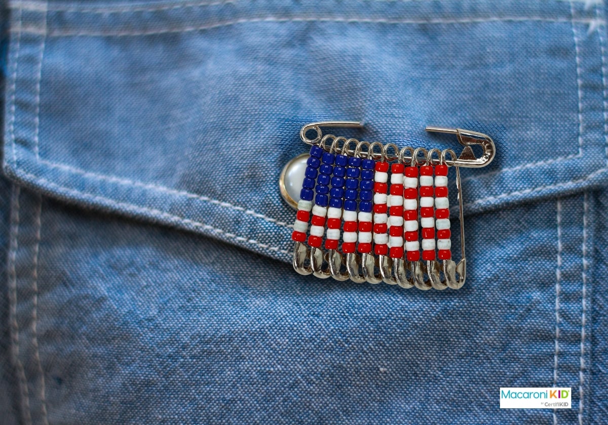 American Flag pin how to make
