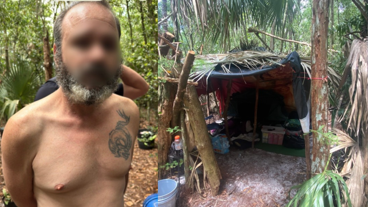 U.S. Marshals find Pennsylvania fugitive living in the woods in Naples