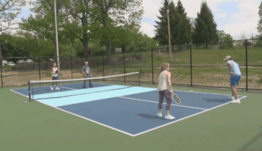 New pickleball, basketball courts opened at Nay Aug Park