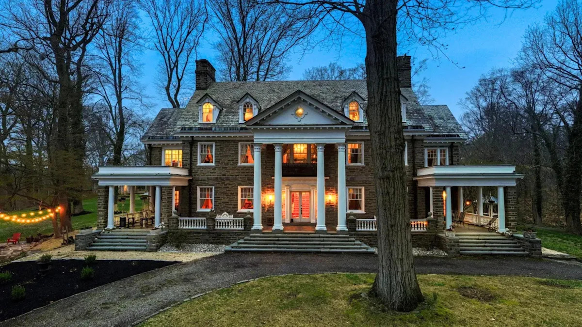 Untouched Century-Old Neoclassical Mansion Hits the Market in Pennsylvania for $2.2 Million