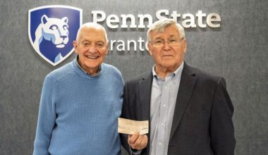 Scranton alumnus honors a beloved professor with a scholarship in his name