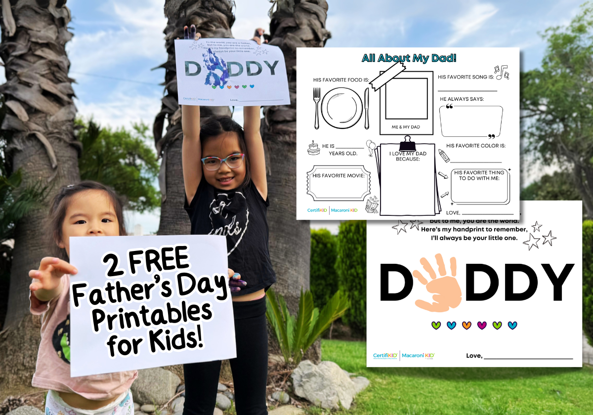 Free Father Day Printables for Kids