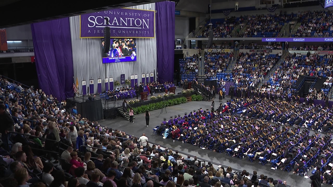 University of Scranton awards over 900 bachelor's degrees at Luzerne County ceremony