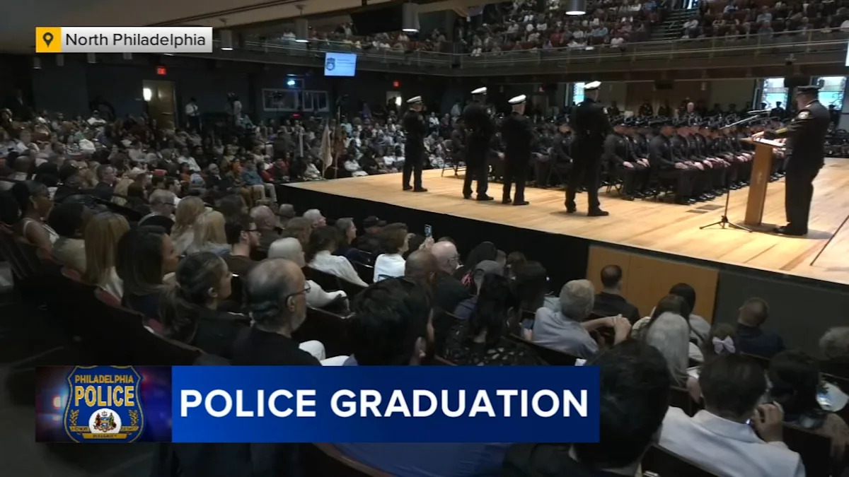Graduation held for Philadelphia Police Department's newest recruits