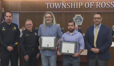 Civilians honored for helping Ross Township police detective while breaking up fight