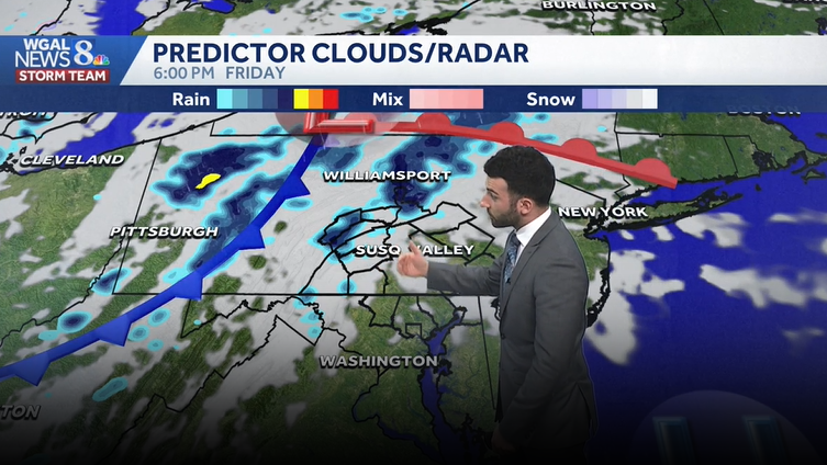 Sct'd evening showers, then a cool first weekend of May in south-central Pennsylvania
