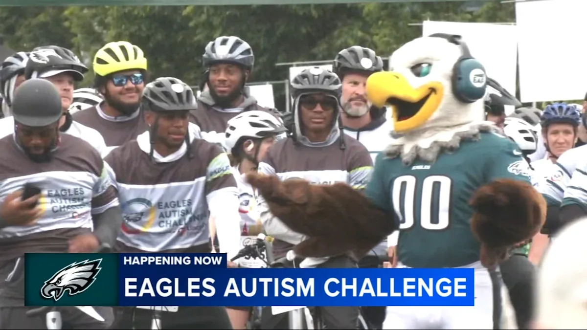The Eagles Autism Challenge kicks off in South Philadelphia