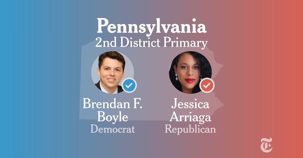 Pennsylvania Second Congressional District Primary 2026: Live Election Results