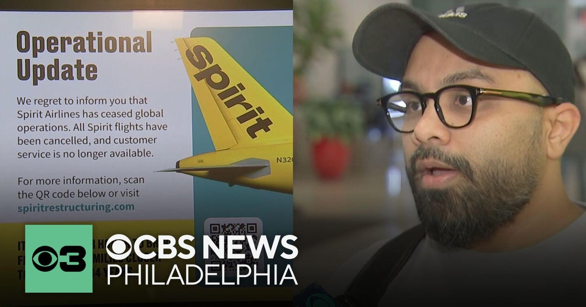 Traveler arrives for Spirit Airlines flight, learns the company has shut down