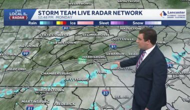 Showers Tapering, Milder Memorial Day Afternoon